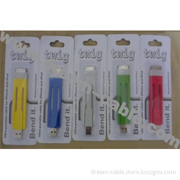 Portable Tripod USB Cable for iPhone 4/4s